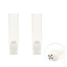 35ml small diameter transparent cosmetic packaging tube with applicator cap